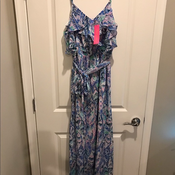 NWT Lilly Pulitzer Tails of the Sea Zadie maxi - Picture 3 of 3